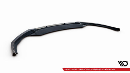 Maxton Front Ansatz V.3 für Audi RS7 C7 Facelift schwarz Hochglanz