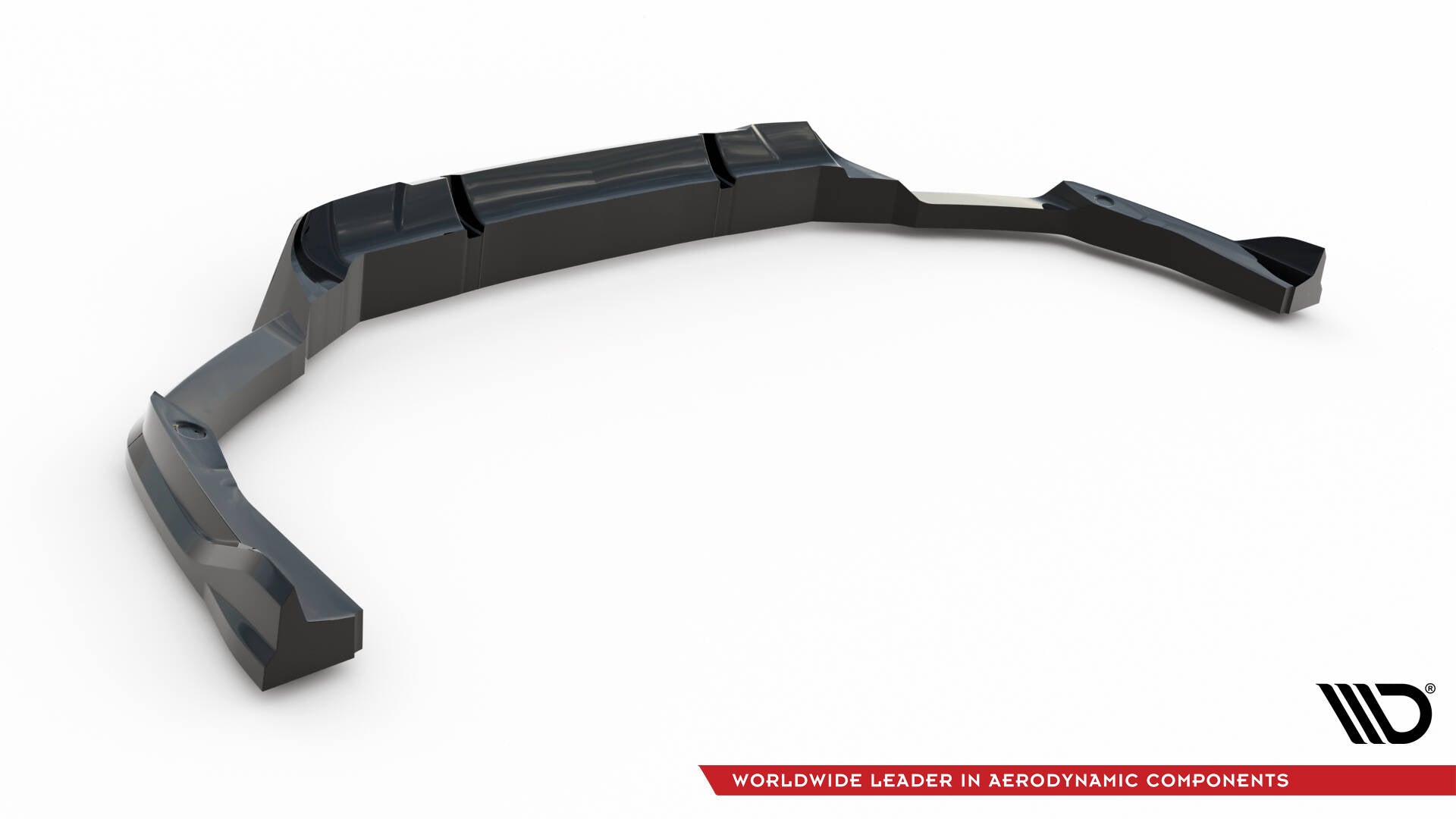 Maxton Mittlerer Diffusor Heck Ansatz DTM Look für BMW X5 M F95 Facelift schwarz Hochglanz