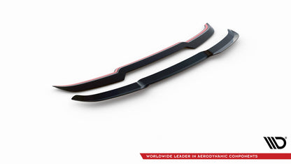 Maxton Spoiler CAP V.2 für BMW 1er M135i / 128ti / M-Paket F40 schwarz Hochglanz
