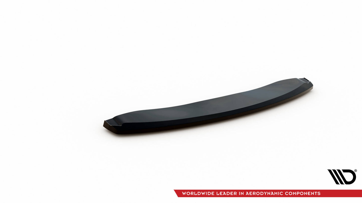 Maxton Mittlerer Diffusor Heck Ansatz für Audi A6 Avant C7 schwarz Hochglanz