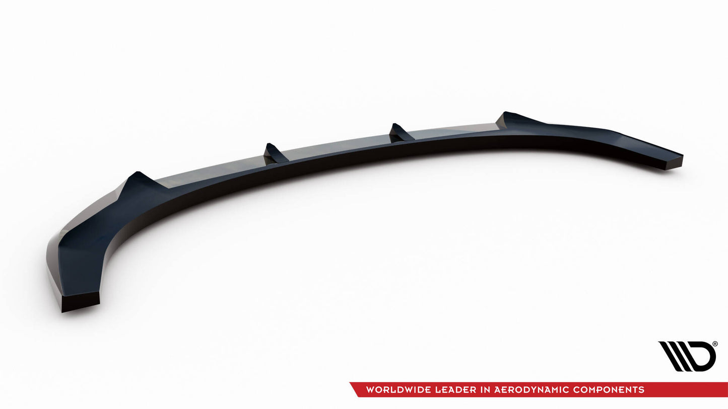 Maxton Front Ansatz für Hyundai Kona N-Line Mk2 schwarz Hochglanz