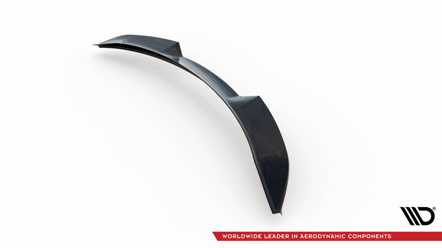 Maxton Niedriger Spoiler CAP für 3D Alfa Romeo Stelvio Quadrifoglio Mk1 schwarz Hochglanz