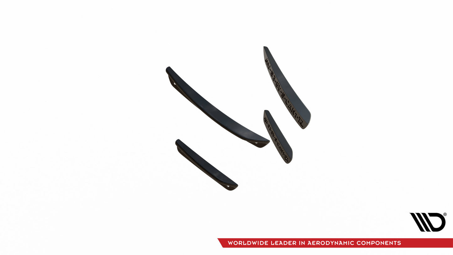 Maxton Stoßstangenflügel vorne (Canards) Audi S3 / A3 S-Line 8V Limousine / Cabrio