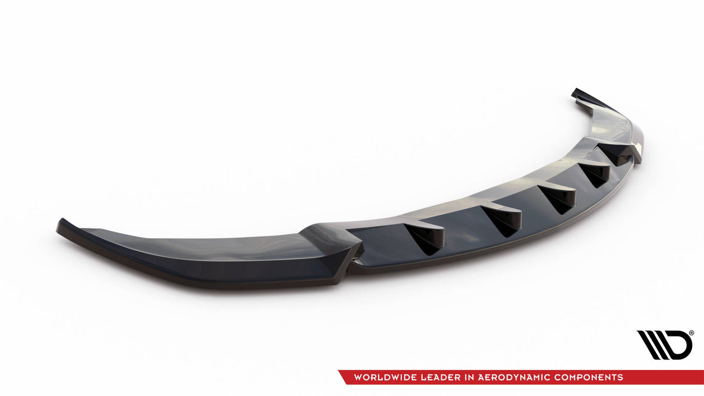 Maxton Front Ansatz V.2 für BMW 7 F01 schwarz Hochglanz