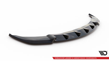Maxton Front Ansatz V.2 für BMW 7 F01 schwarz Hochglanz