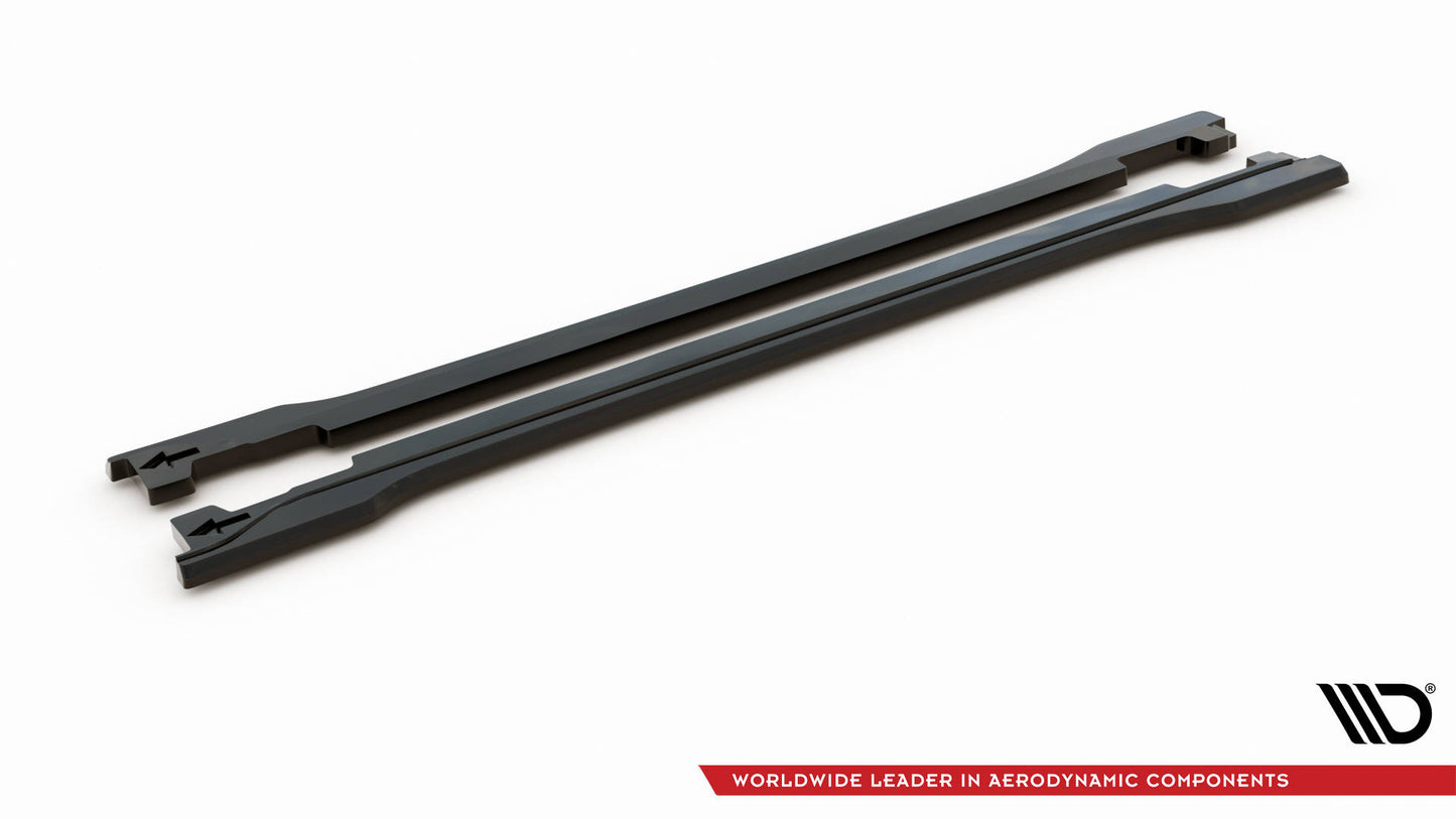 Maxton Seitenschweller Ansatz für Hyundai Tucson Mk4 schwarz Hochglanz