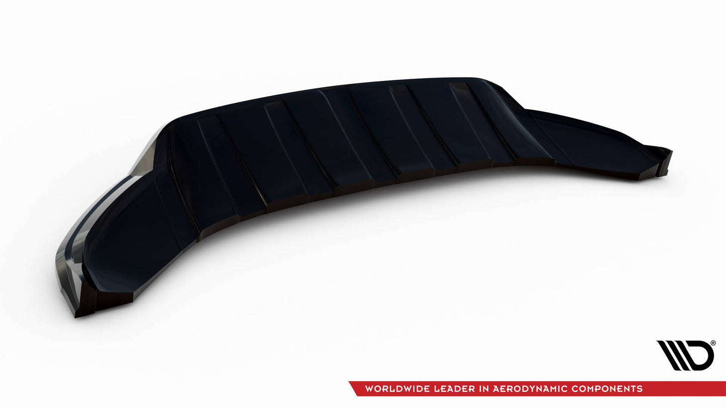 Maxton Front Ansatz für Bentley Bentayga Mk1  schwarz Hochglanz