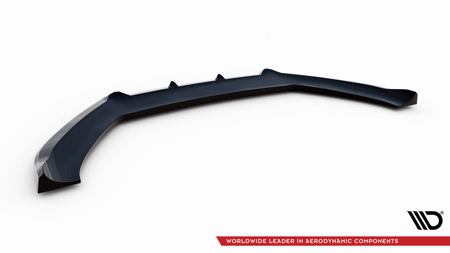 Maxton Front Ansatz V.3 für Audi S5 / A5 S-Line Coupe / Sportback 8T Facelift schwarz Hochglanz