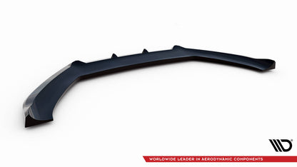 Maxton Front Ansatz V.3 für Audi S5 / A5 S-Line Coupe / Sportback 8T Facelift schwarz Hochglanz