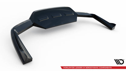 Maxton Mittlerer Diffusor Heck Ansatz DTM Look für Bentley Bentayga Mk1  schwarz Hochglanz