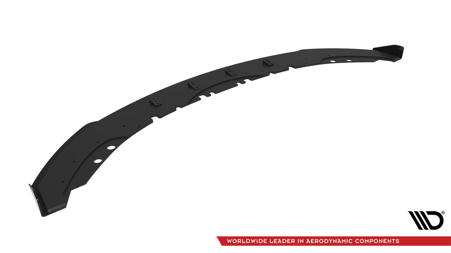 Maxton Street Pro Front Ansatz für +Flaps für + Flaps BMW 4er Coupe / Gran Coupe / Cabrio M-Paket F32 / F36 / F33  schwarz...