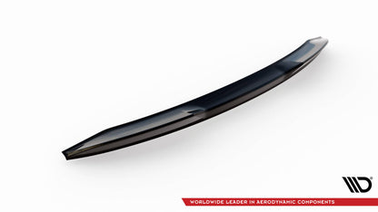 Maxton Niedriger Spoiler CAP für 3D Alfa Romeo Stelvio Quadrifoglio Mk1 schwarz Hochglanz