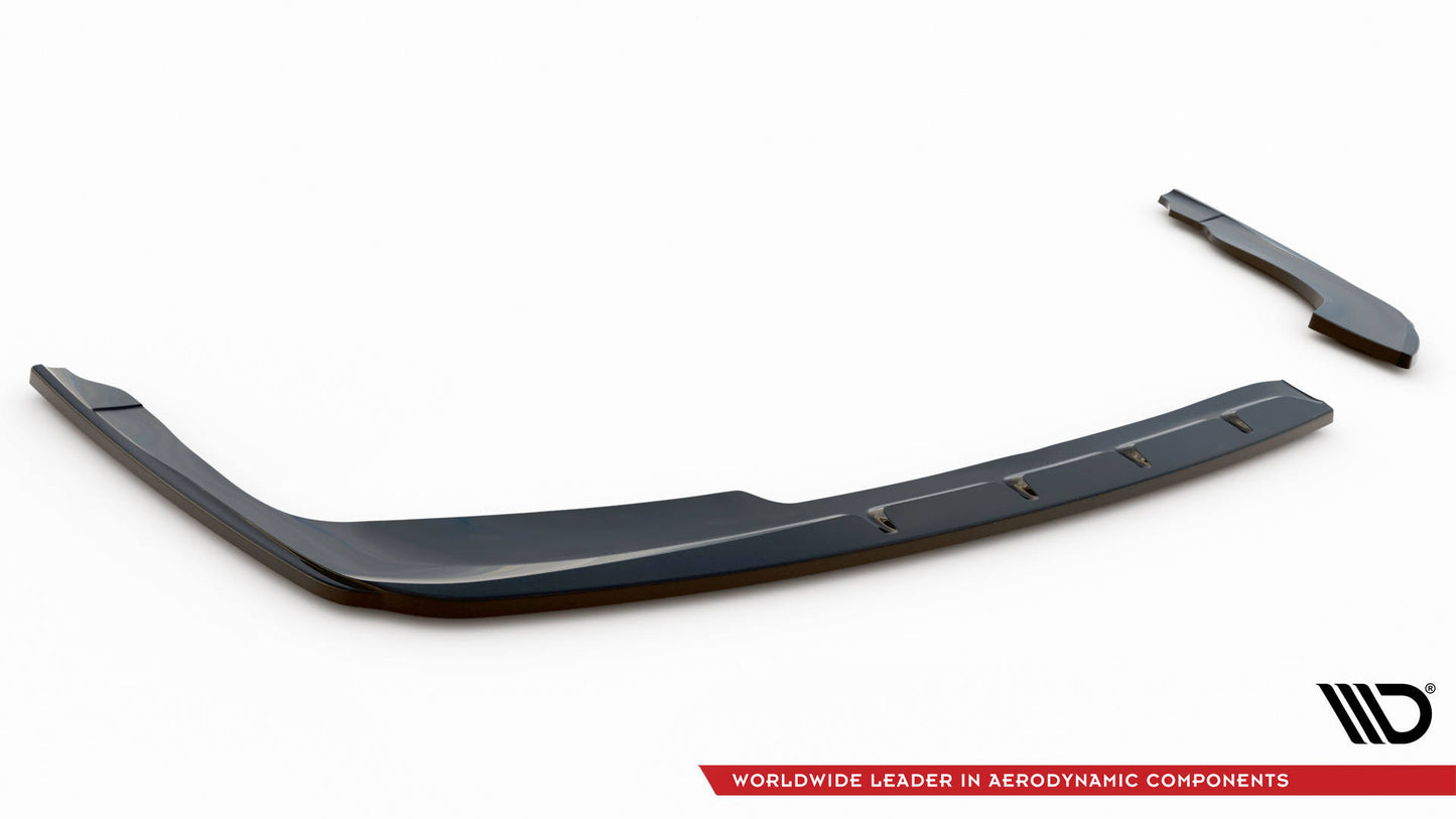 Maxton Heck Ansatz Flaps Diffusor V.1 für Kia Optima Mk4 Facelift schwarz Hochglanz
