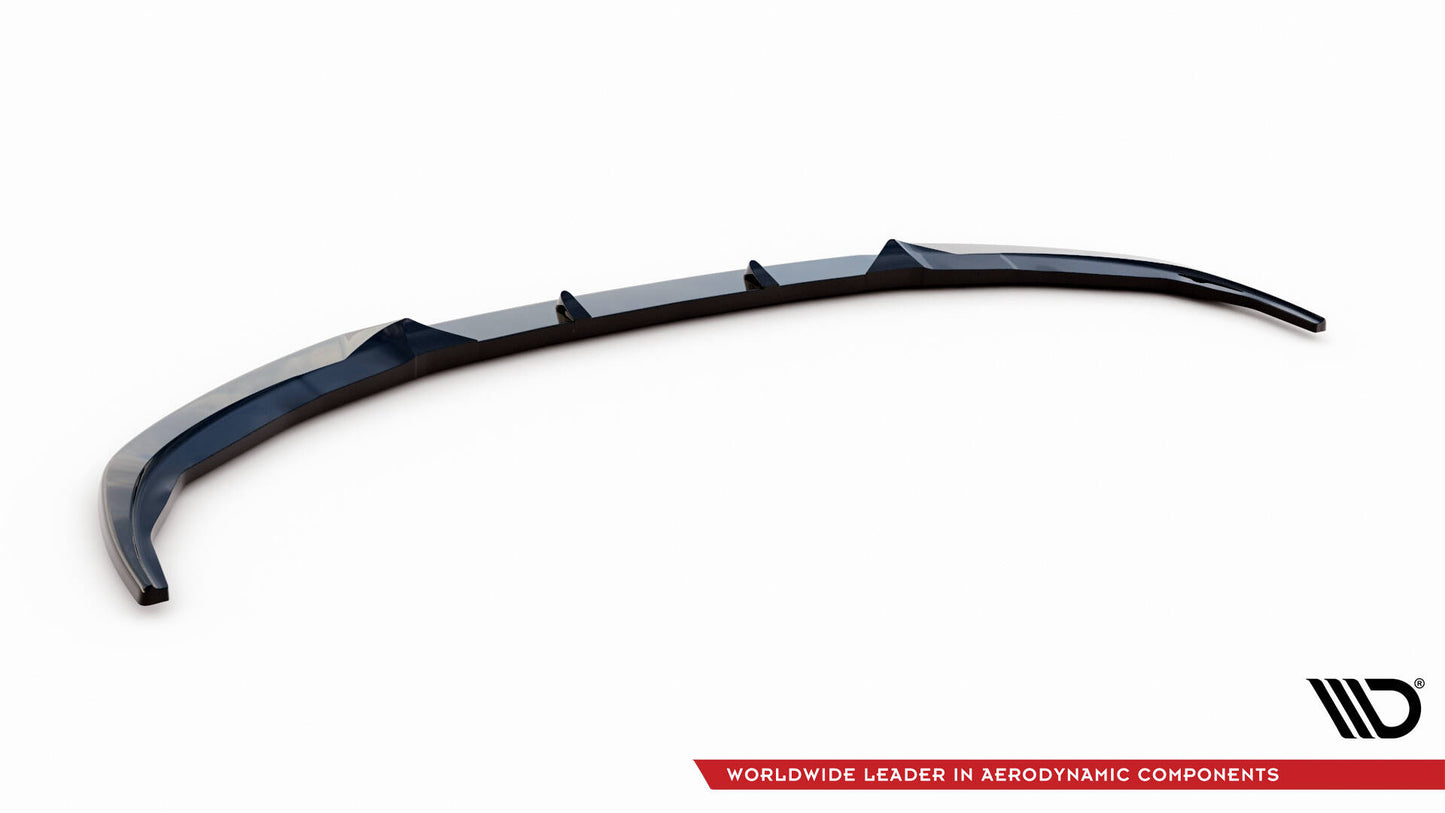 Maxton Front Ansatz V.1 für BMW 3er Sport Line G20 / G21 schwarz Hochglanz