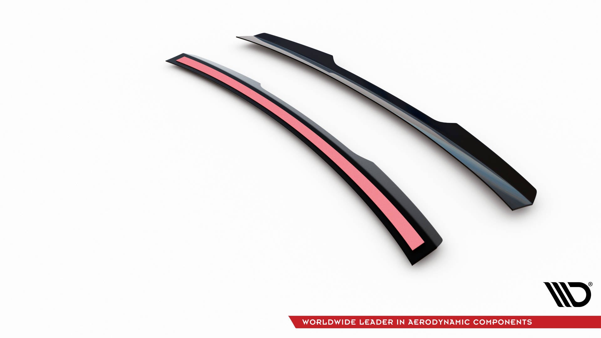 Maxton Höher Spoiler CAP für Kia EV6 GT-Line Mk1 schwarz Hochglanz