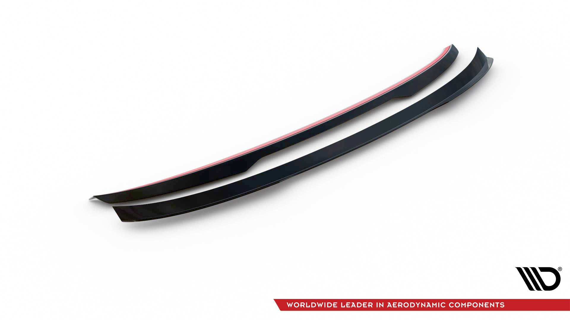 Maxton Spoiler CAP für Audi A3 / A3 S-Line / S3 / RS3 Limousine 8Y schwarz Hochglanz