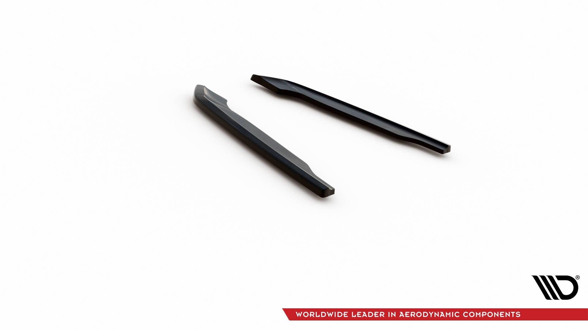 Maxton Heck Ansatz Flaps Diffusor für Audi S8 D5 schwarz Hochglanz