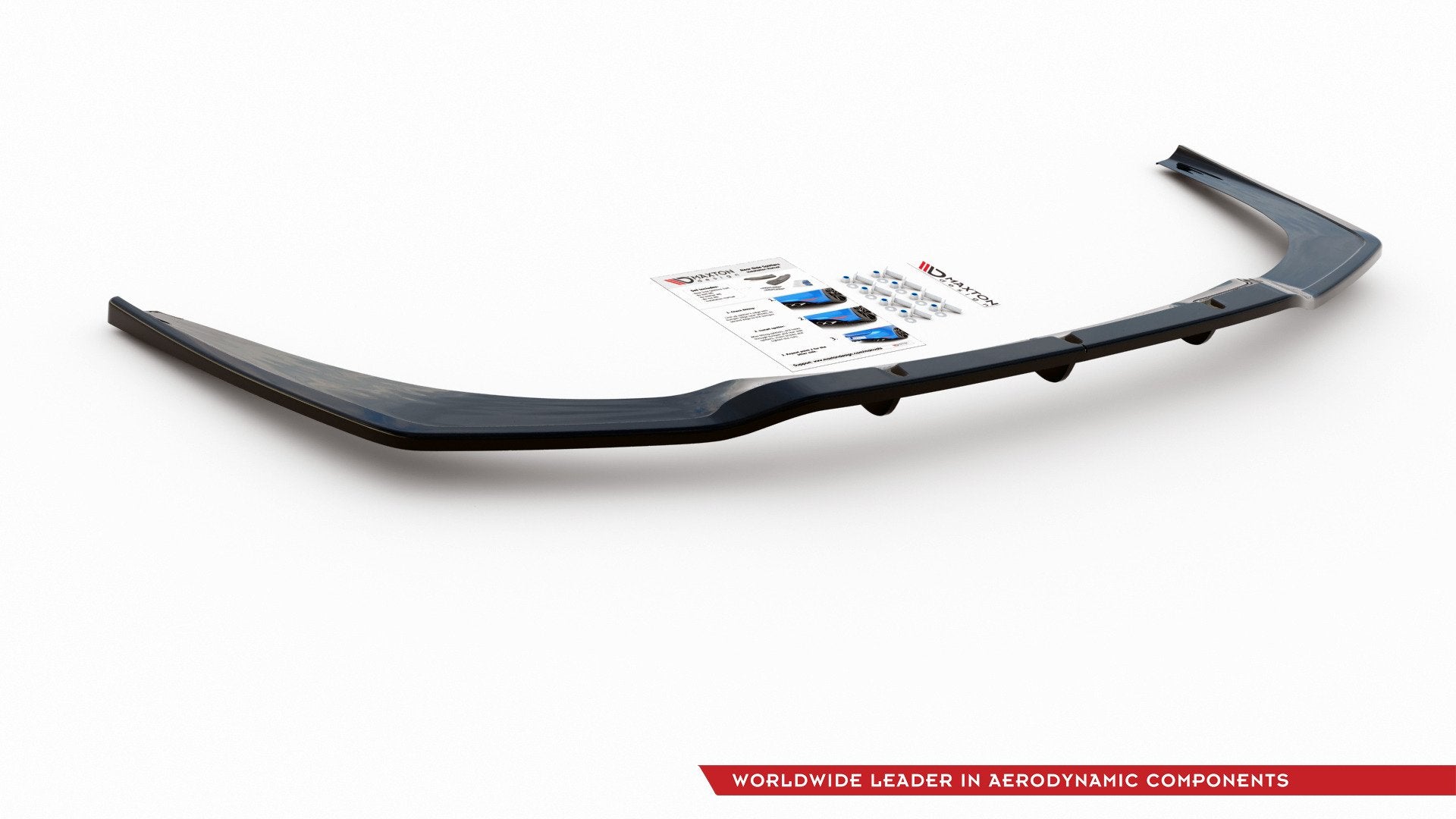 Maxton Mittlerer Diffusor Heck Ansatz DTM Look für BMW 8 Coupe M-Paket G15 schwarz Hochglanz