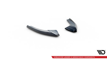 Maxton Heck Ansatz Flaps Diffusor V.2 für Audi RS3 Sportback 8Y schwarz Hochglanz