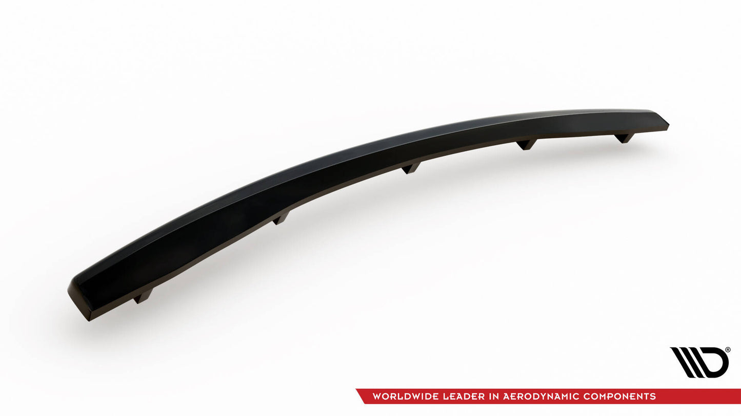 Maxton Mittlerer Diffusor Heck Ansatz DTM Look für BMW 6er Coupe / Cabrio E63 / E64 schwarz Hochglanz