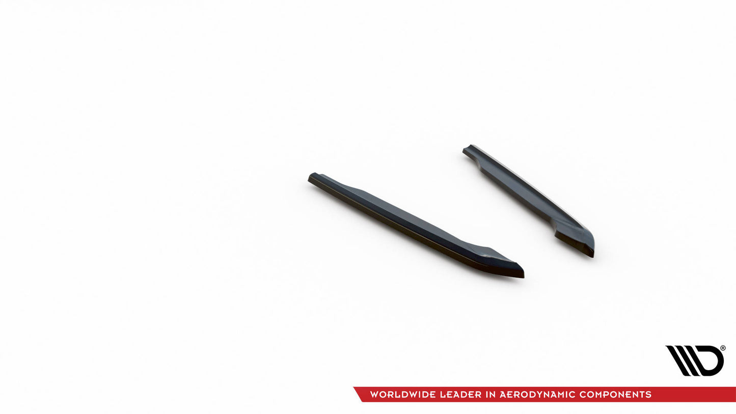Maxton Heck Ansatz Flaps Diffusor für Audi S8 D5 schwarz Hochglanz