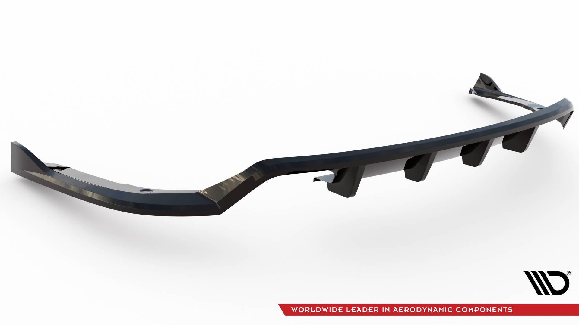 Maxton Mittlerer Diffusor Heck Ansatz DTM Look für BMW 4er Coupe / Gran Coupe / Cabrio M-Paket F32 / F36 / F33 schwarz Hoc...