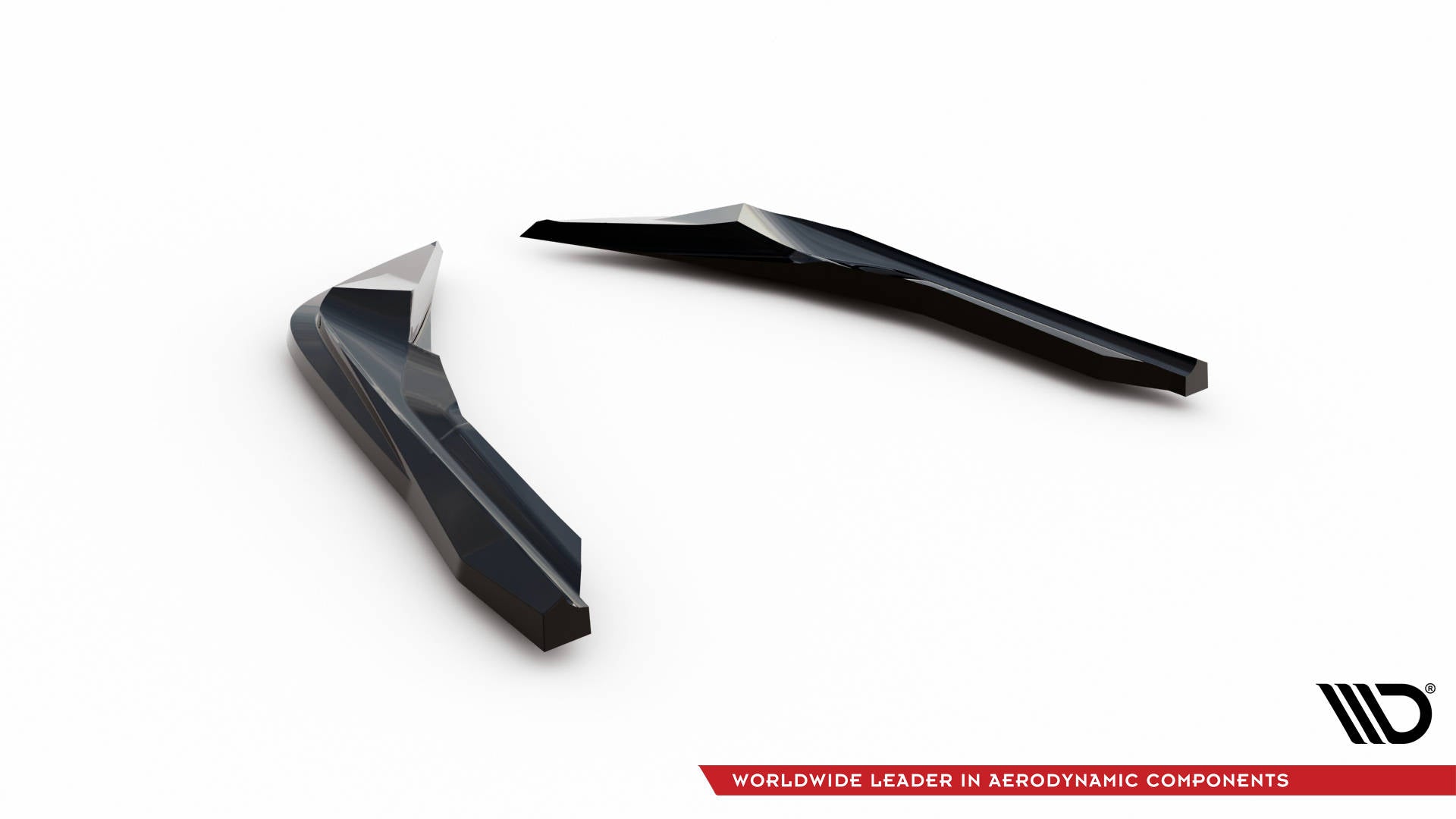 Maxton Heck Ansatz Flaps Diffusor V.3 für BMW M2 G87 schwarz Hochglanz