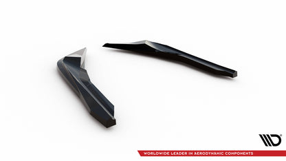 Maxton Heck Ansatz Flaps Diffusor V.3 für BMW M2 G87 schwarz Hochglanz