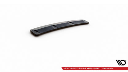 Maxton Mittlerer Diffusor Heck Ansatz für Audi S8 D5 schwarz Hochglanz