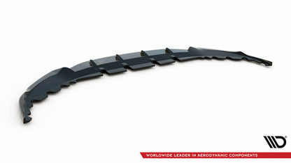 Maxton Front Ansatz V.1 für BMW 7 G11 Facelift schwarz Hochglanz