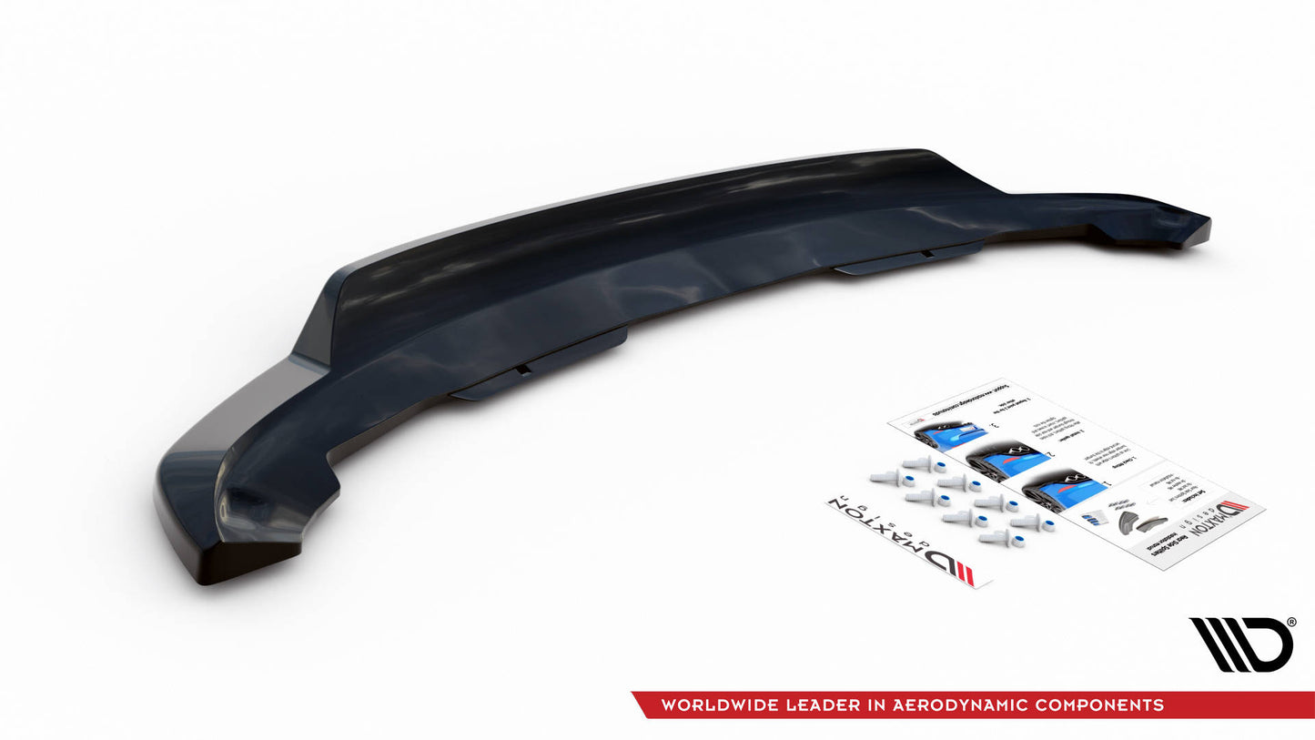 Maxton Mittlerer Diffusor Heck Ansatz DTM Look für BMW i3 Mk1 Facelift schwarz Hochglanz