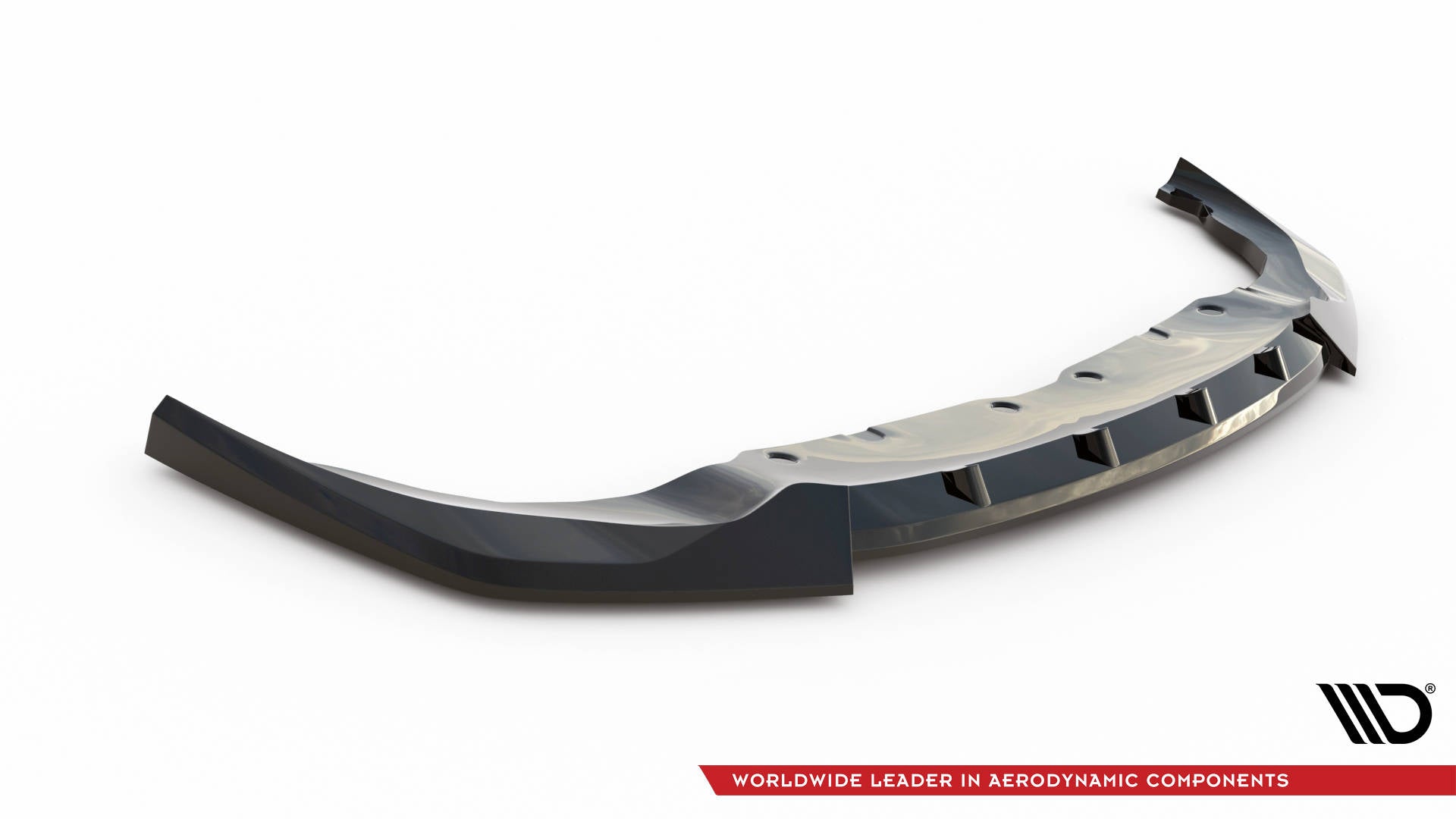 Maxton Front Ansatz V.6 für BMW 1er F40 M-Paket / M135i  schwarz Hochglanz