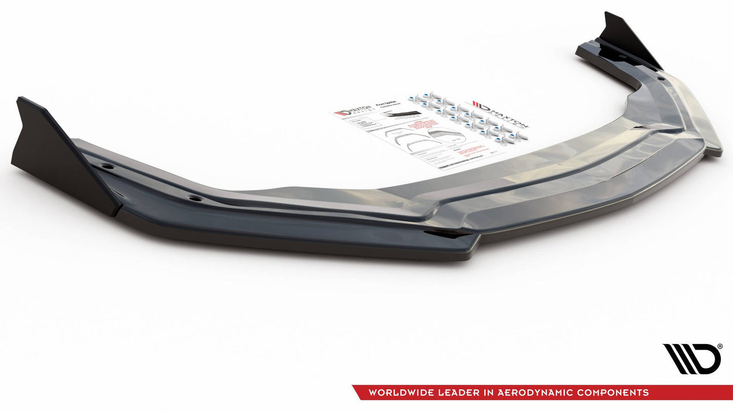 Maxton Front Ansatz V.2 +Flaps für Ford Mustang GT Mk6 Facelift