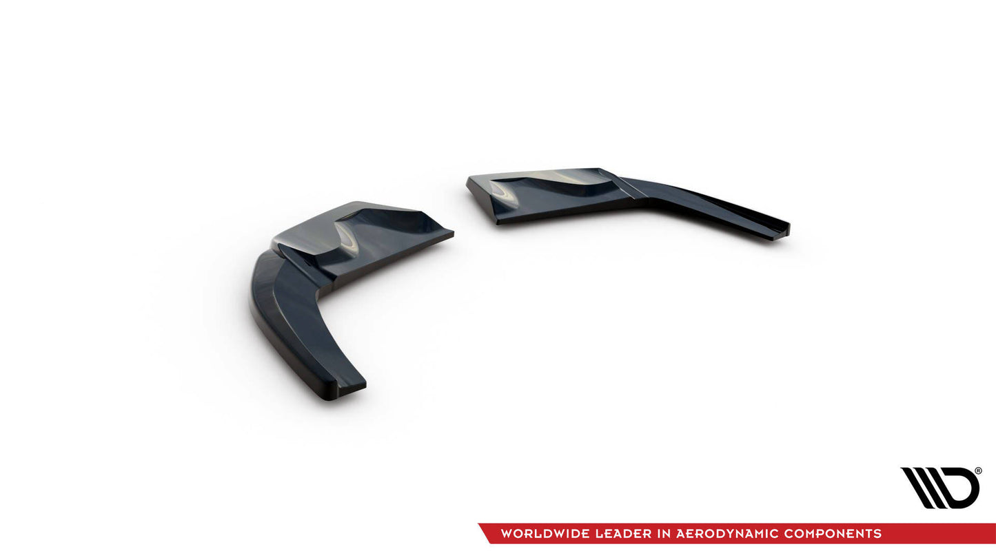 Maxton Heck Ansatz Flaps Diffusor V.1 für Audi RS3 Sportback 8Y schwarz Hochglanz