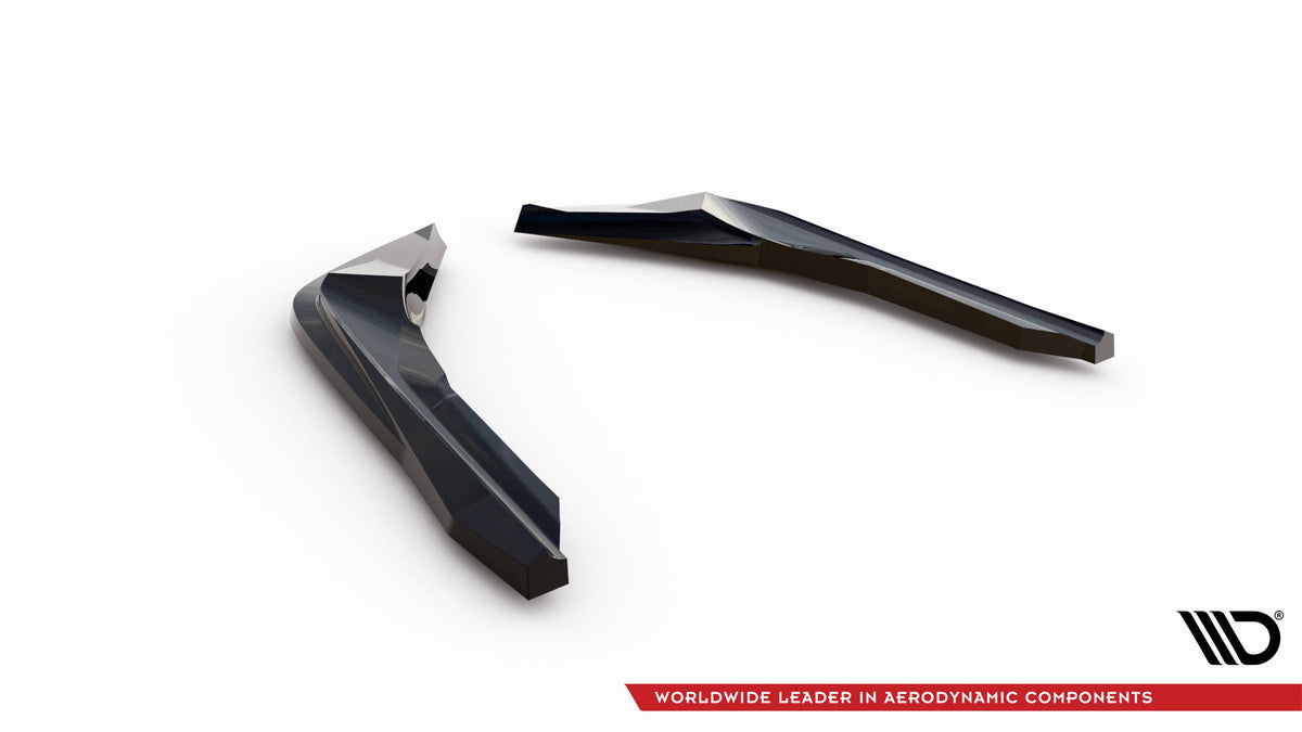 Maxton Heck Ansatz Flaps Diffusor V.5 für BMW M2 G87 schwarz Hochglanz