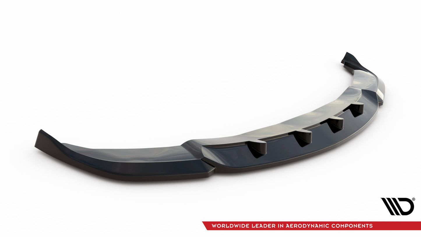 Maxton Front Ansatz V.1 für BMW 7 F01 schwarz Hochglanz