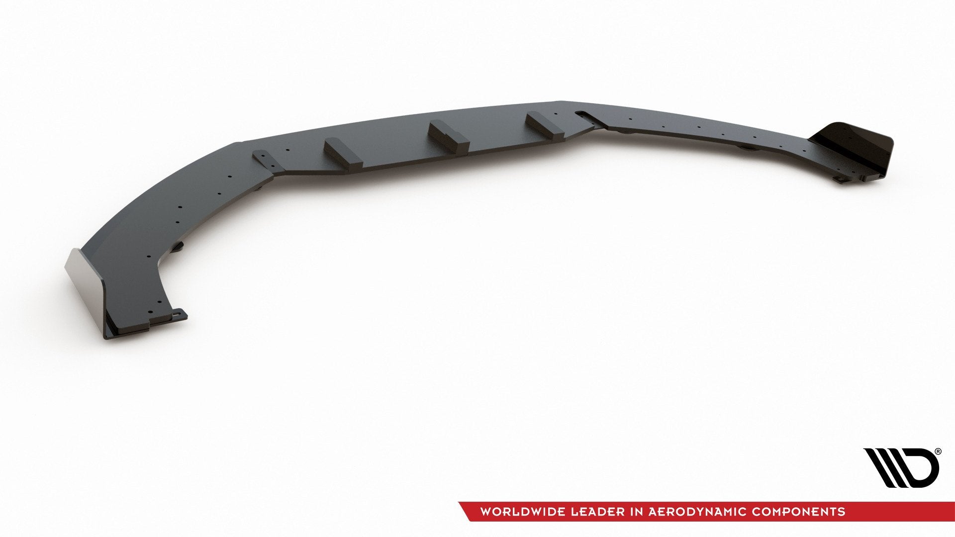 Maxton Robuste Racing Front Ansatz für passend +Flaps für Audi RS3 8V Sportback schwarz Hochglanz