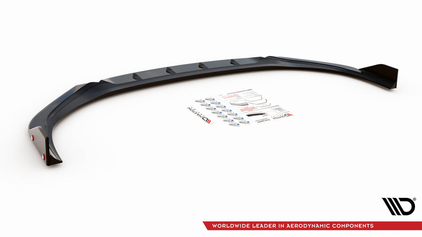 Maxton Front Ansatz V.1 +Flaps für Hyundai I30 N Hatchback/Fastback Mk3 Facelift