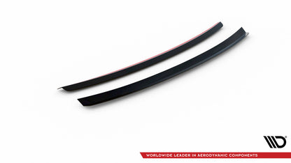 Maxton Spoiler CAP für Audi A4 Limousine S-Line B7 schwarz Hochglanz