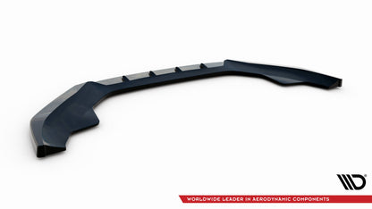 Maxton Front Ansatz V.3 für Audi A4 S-Line / S4 B8 Facelift schwarz Hochglanz