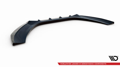 Maxton Front Ansatz V.2 für Audi A6 C7 schwarz Hochglanz