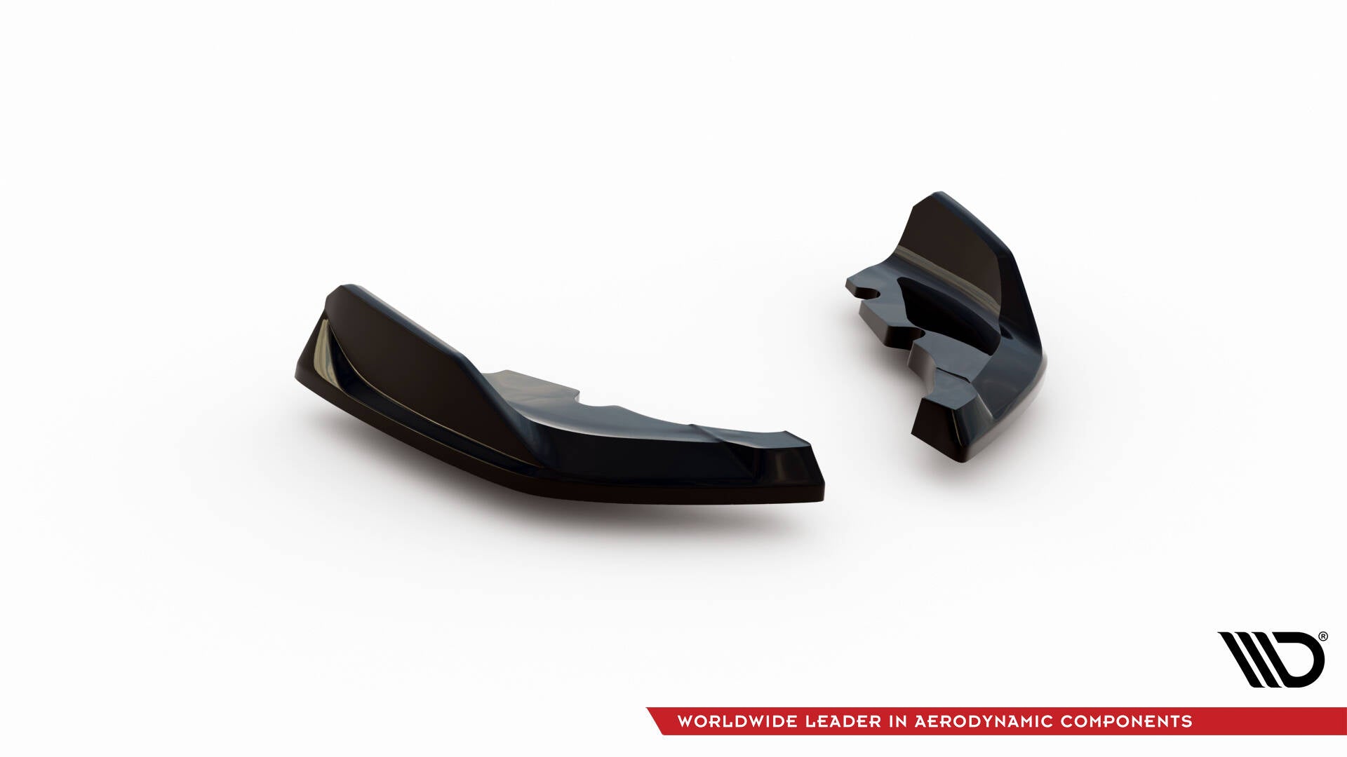 Maxton Heck Ansatz Flaps Diffusor für V.9 BMW 1er M-Paket / M135i F40 schwarz Hochglanz