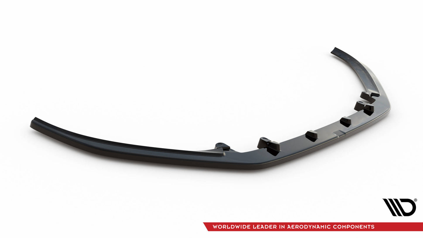 Maxton Front Ansatz für Mazda 3 Mk3 schwarz Hochglanz