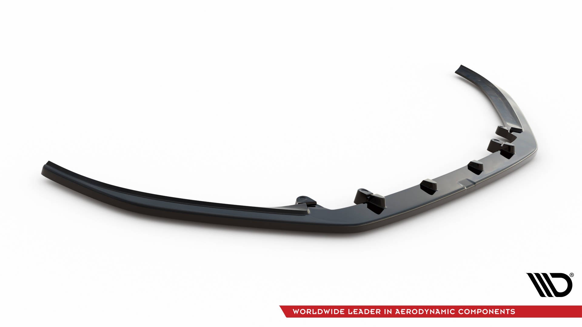 Maxton Front Ansatz für Mazda 3 Mk3 schwarz Hochglanz
