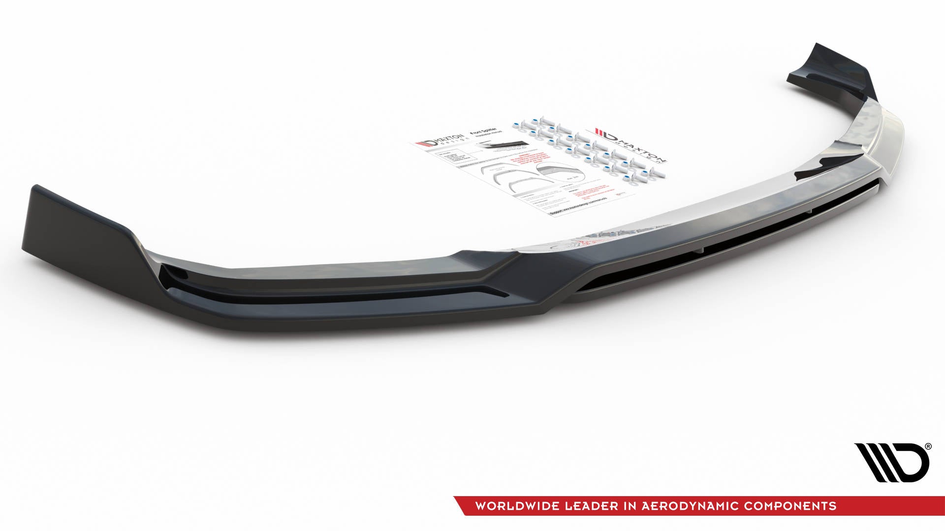 Maxton Front Ansatz V.3 für BMW  X5M F95 schwarz Hochglanz