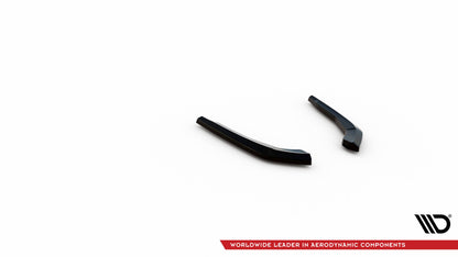 Maxton Heck Ansatz Flaps Diffusor für BMW X3 M40i / M40d G01 schwarz Hochglanz