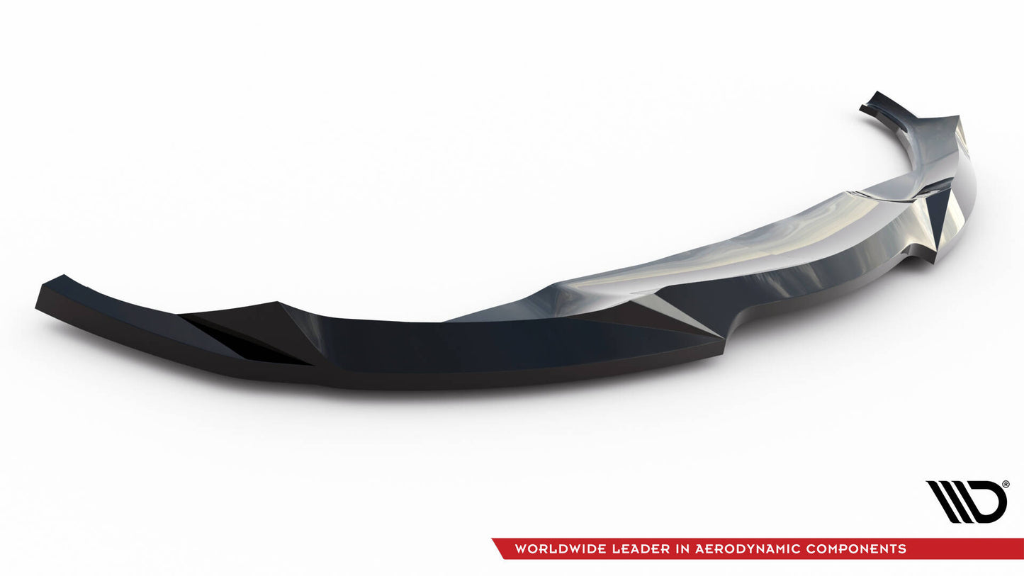 Maxton Front Ansatz V.2 für BMW iX M-Paket i20 schwarz Hochglanz