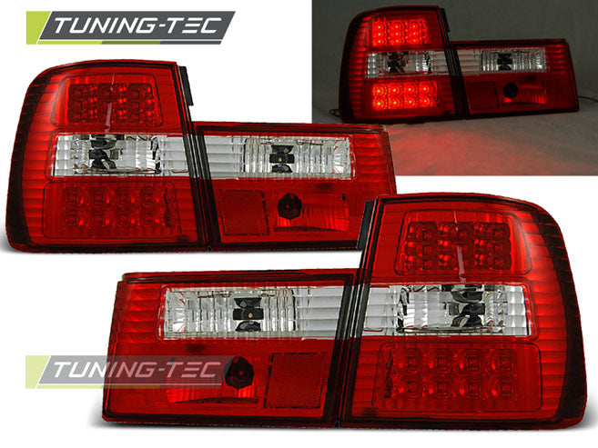Tuning-Tec LED Rückleuchten für BMW 5er E34 88-95 rot/klar
