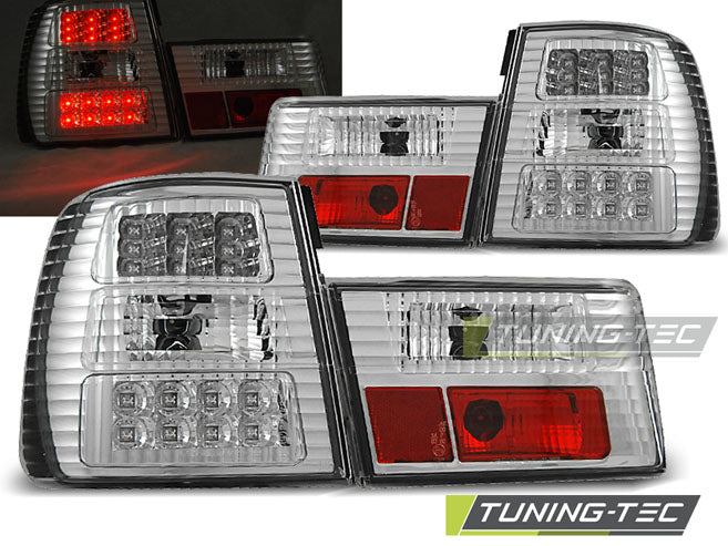 Tuning-Tec LED Rückleuchten für BMW 5er E34 88-95 chrom