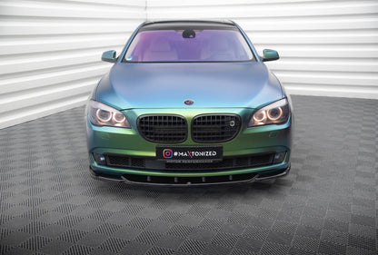 Maxton Front Ansatz V.1 für BMW 7 F01 schwarz Hochglanz